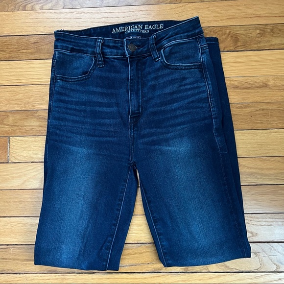 American Eagle super stretch x highest rise jegging jeans 0 regular - Picture 4 of 8